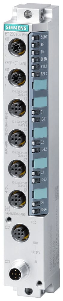 SIEMENS - SIE6ES71486JD000AB0 SIMATIC ET 200eco PN 4 IO-L 4 x M12