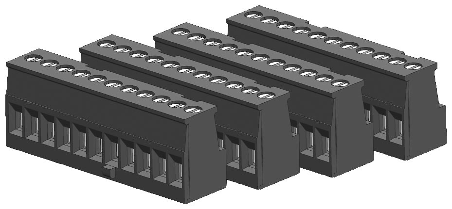 SIEMENS - SIE6ES72921AL400XA0 CONNECTOR BLOCK, 11 TERMINAL, TIN (4/PK)