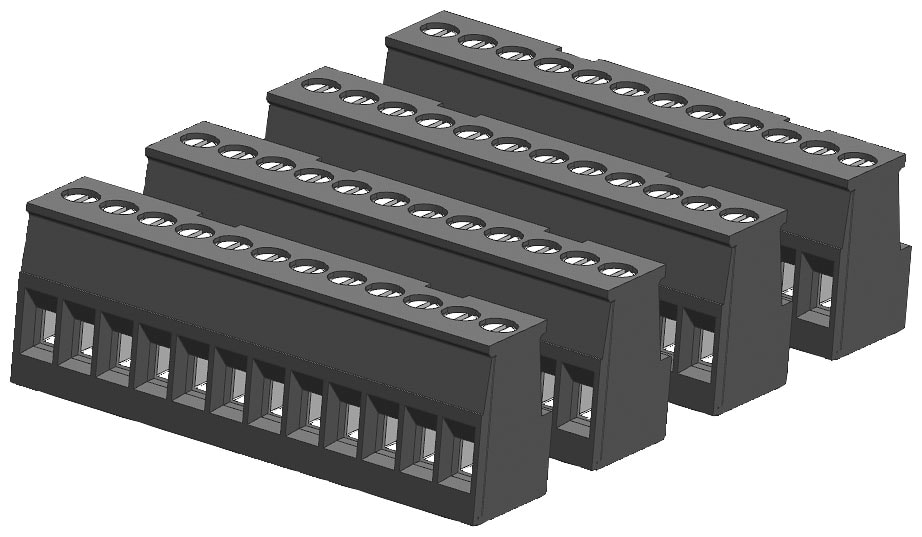 SIEMENS - SIE6ES72921AM300XA0 CONNECTOR BLOCK, 12 TERMINAL, TIN (4/PK)