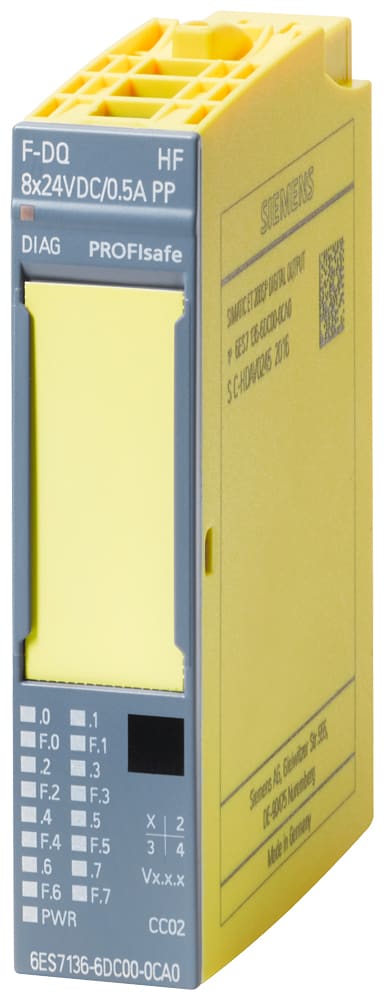 SIEMENS SIE6AG21366DC001CA0 SIPLUS ET 200SP F-DQ 8X24VDC 0.5A RAIL