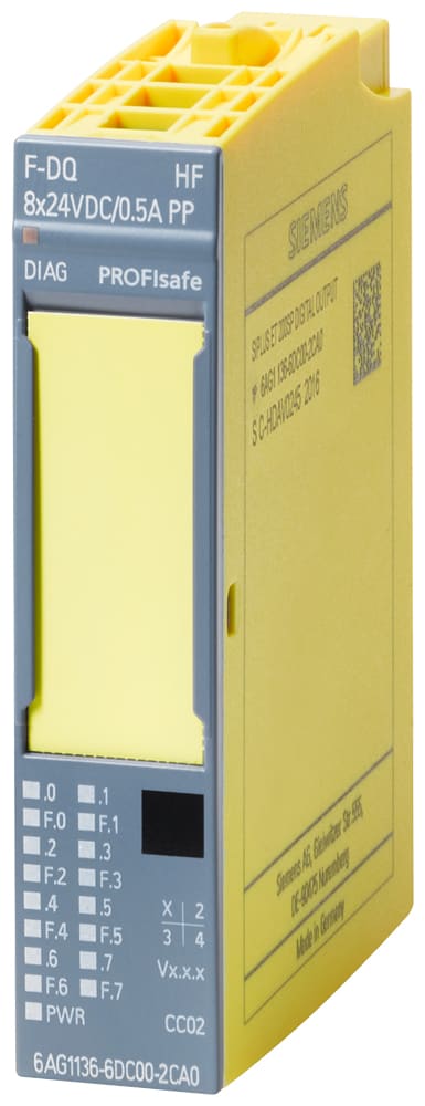 SIEMENS - SIE6AG11366DC002CA0 SIPLUS ET 200SP F-DQ 8X24VDC/0.5A PP HF