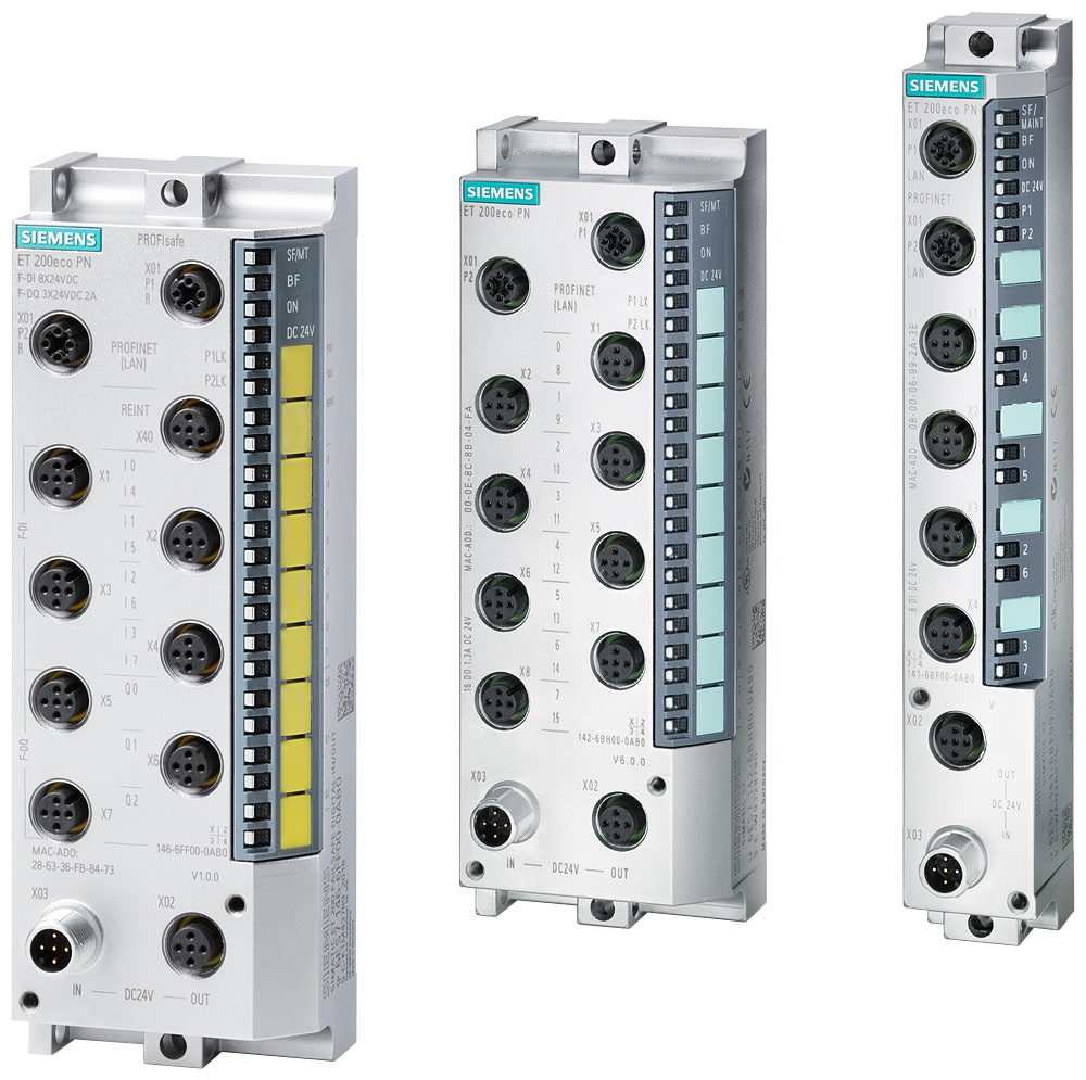SIEMENS - SIE6ES71426BH000AB0 SIMATIC ET 200eco PN 16DQ DC 24 V/1,3 A 8 x M12