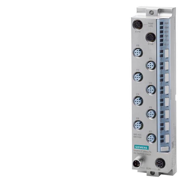 SIEMENS SIE6ES71416BH000BB0 ET 200ECO PN, DI 16X24VDC, M12-L