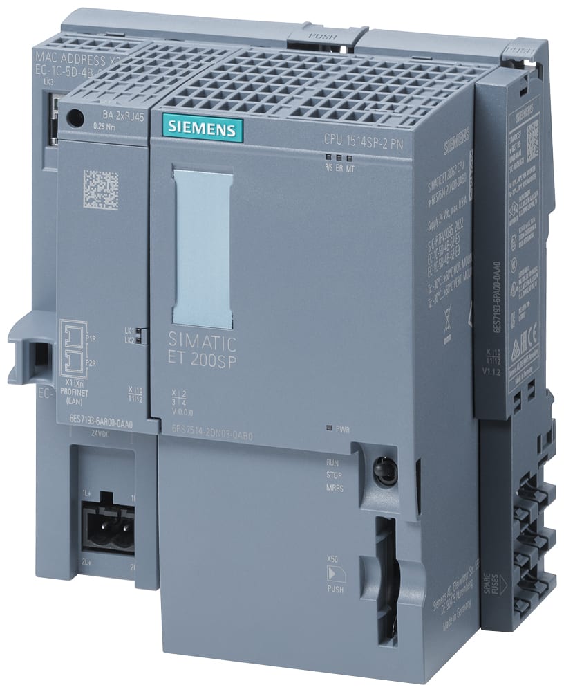SIEMENS - SIE6ES75142DN030AB0 CPU 1514SP-2 PN, 600KB PROG.,3,5MB DATA