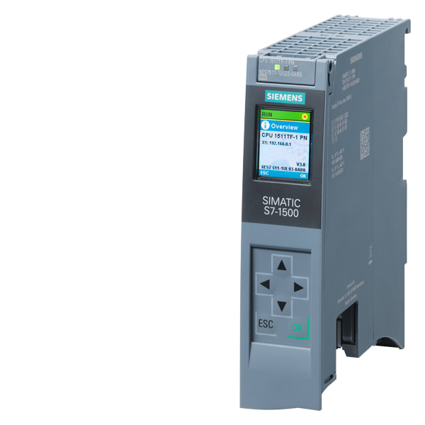 SIEMENS SIE6ES75111UL030AB0 CPU 1511TF-1PN, 450KB PRG., 1.5MB DATA