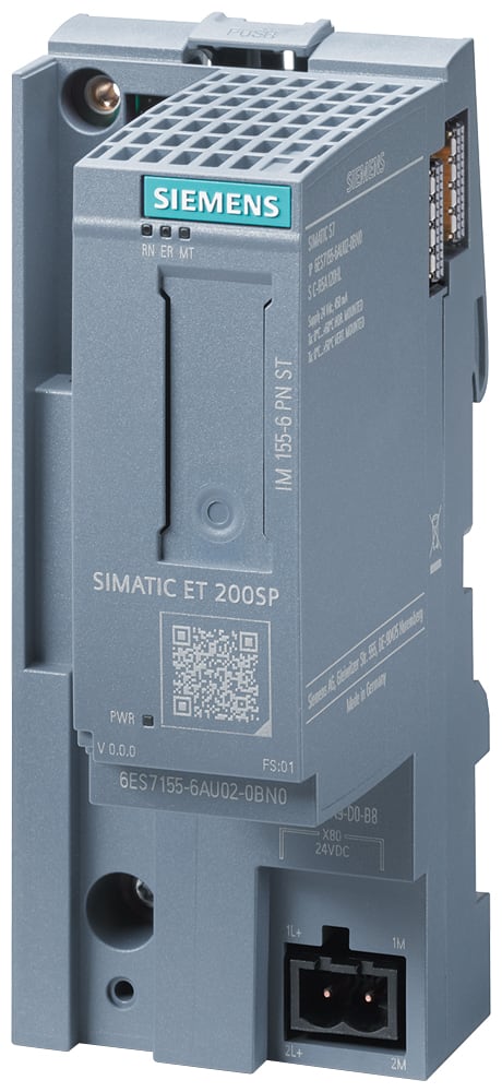 SIEMENS - SIE6ES71556AA020BN0 SIMATIC ET 200SP IM 155-6 PN ST incl. BA 2x RJ45 e modulo server con modulo server e BA 2 x RJ45