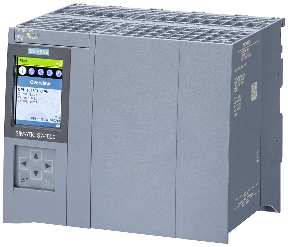 SIEMENS SIE6ES75183UT100AB0 CPU 1518TF-3 PN, 18MB PROG., 150MB DATA
