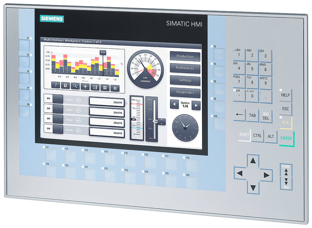 SIEMENS - SIE6AV21241JC010AX0 SIMATIC HMI KP900 Comfort