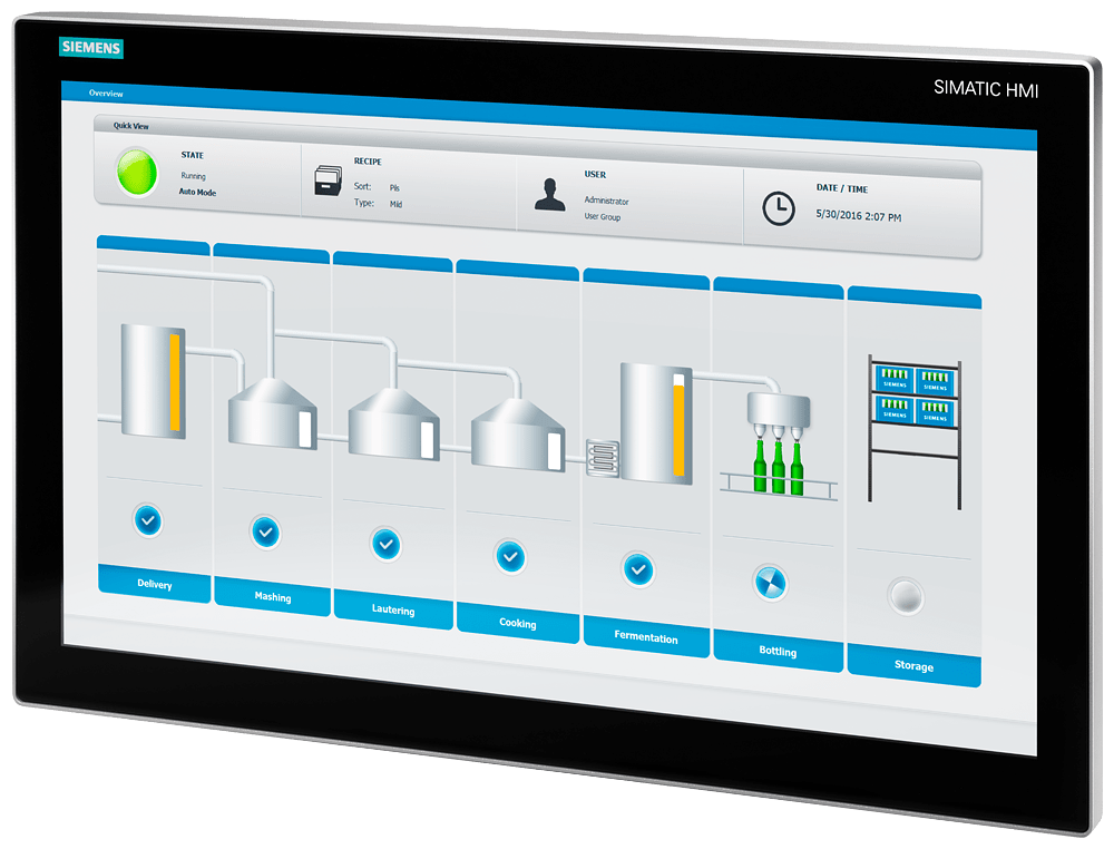 SIEMENS - SIE6AV78634MA102NA0 SIMATIC IPC IFP2200 V2 22 Multi-Touch, extended