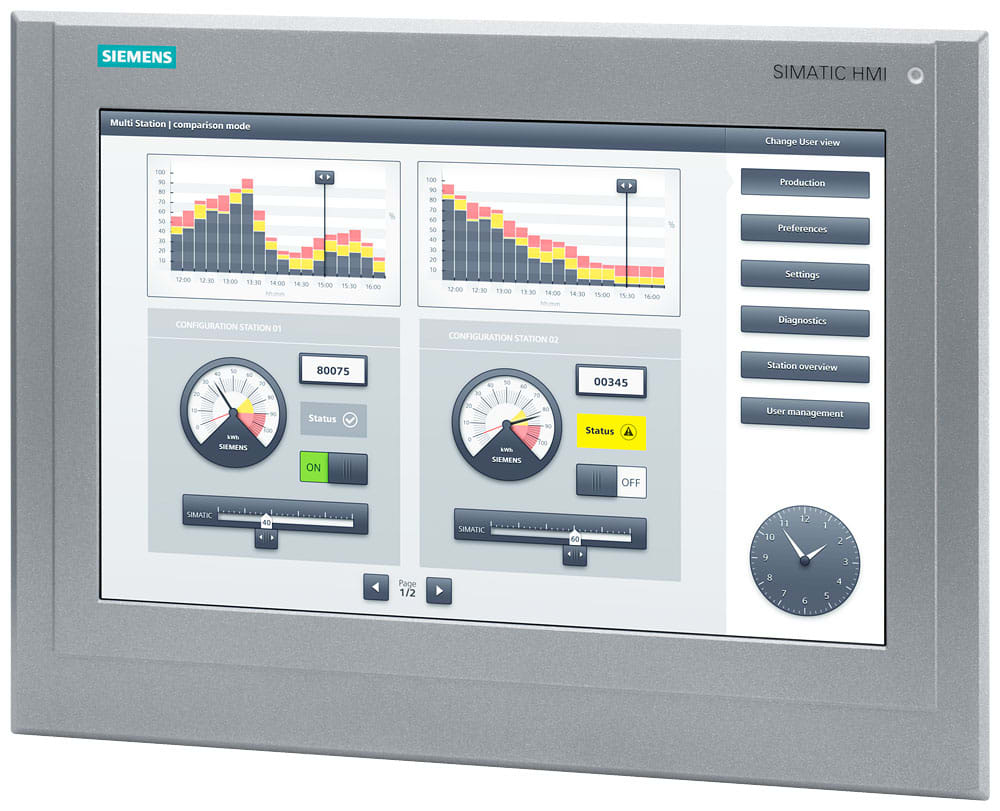 SIEMENS - SIE6AV21240QC130AX0 SIMATIC HMI TP1500 Comfort Outdoor