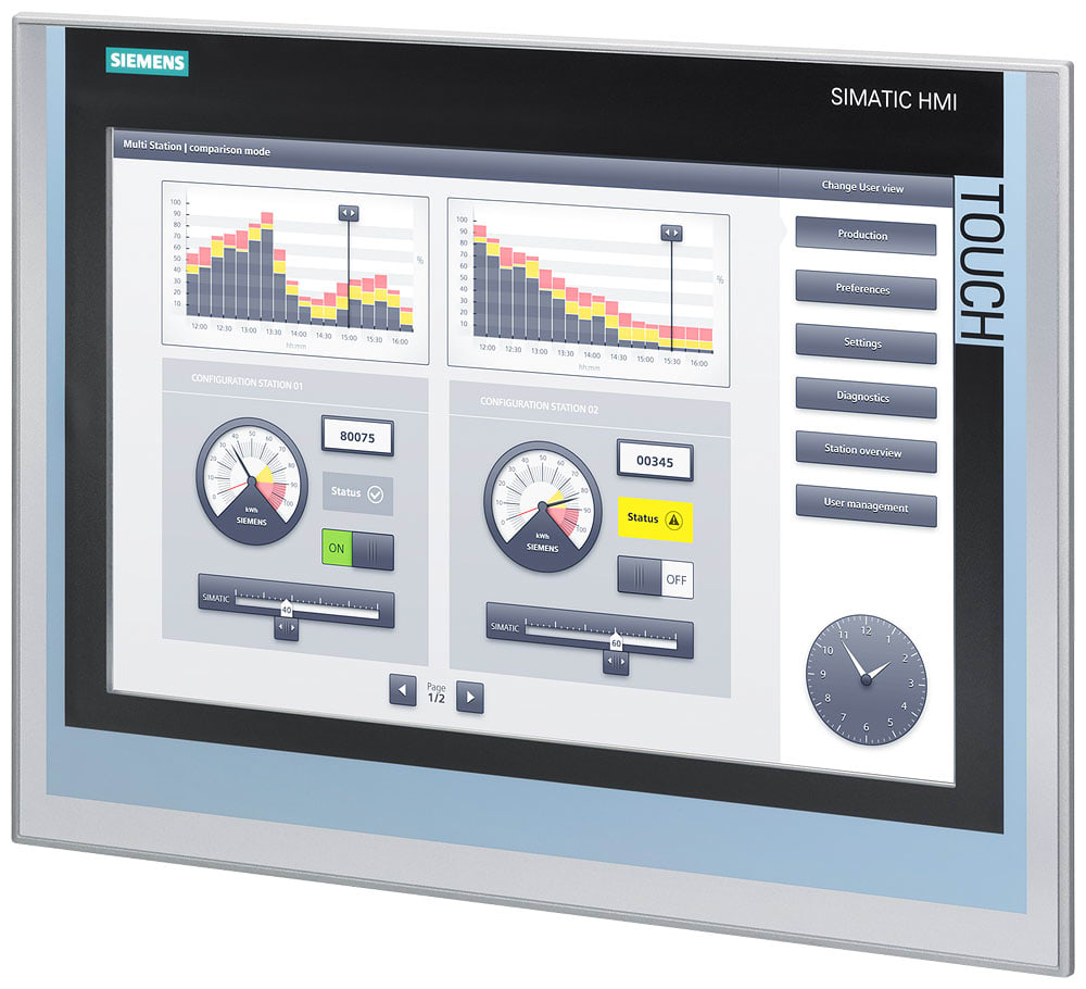 SIEMENS - SIE6AV21240QC020AX1 SIMATIC HMI TP1500 Comfort