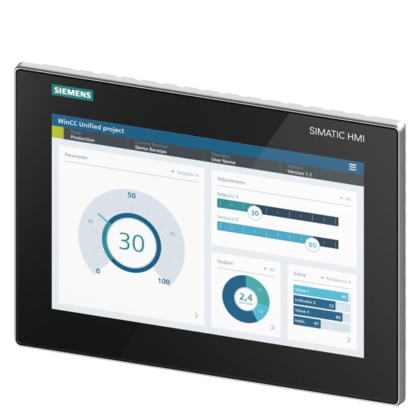 SIEMENS SIE6AV21283MB060AX1 SIMATIC HMI MTP1200 UNIFIED COMFORT
