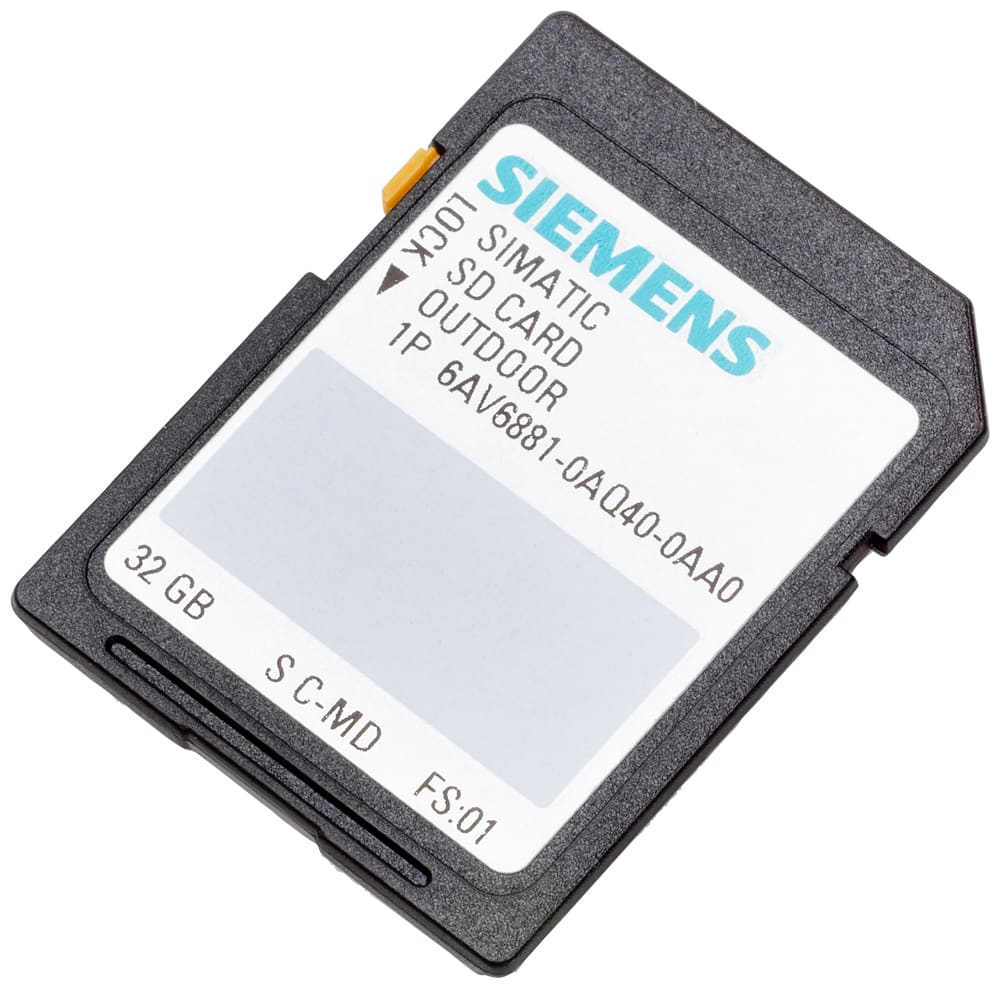 SIEMENS SIE6AV68810AQ400AA0 SIMATIC SCHEDA SD OUTDOOR 32 GB