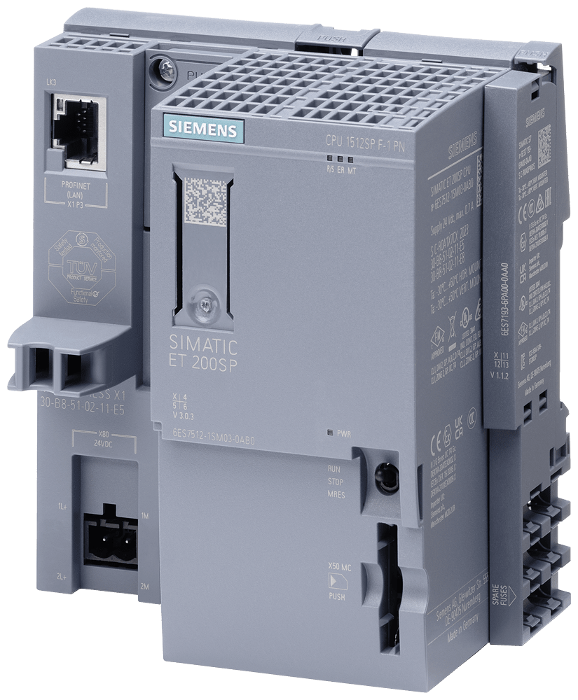 SIEMENS SIE6AG25121SM031AB0 SIPLUS ET 200SP CPU 1512SP F-1 PN RAIL
