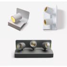 EXENIA SRL - EXE364415052 PLURIEL PLUS WALL 2X13W ON-OFF NERO 8530