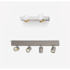 EXENIA SRL - EXE364615042/9530 PLURIEL PLUS BAR 4X13W ON-OFF BIANCO 953