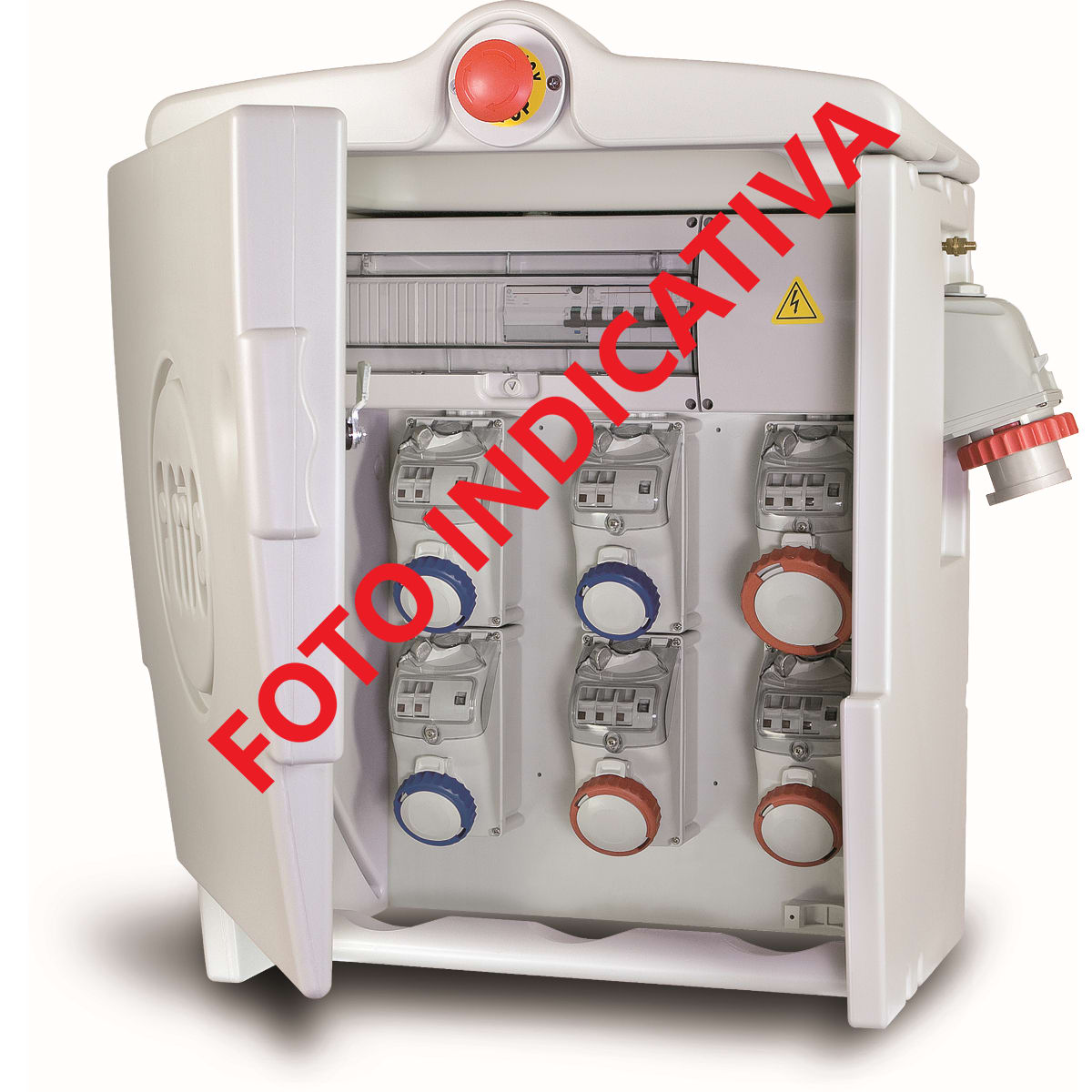 FANTON SRL FME74791 QUADRO MIDI ASC 4PR/2PT/SP32A/EMER/18KW