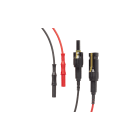 FLUKE ITALIA SRL FLK5301188 PVLEAD1 SET PUNTALI MC4 A 4MM, NERO/ROSS