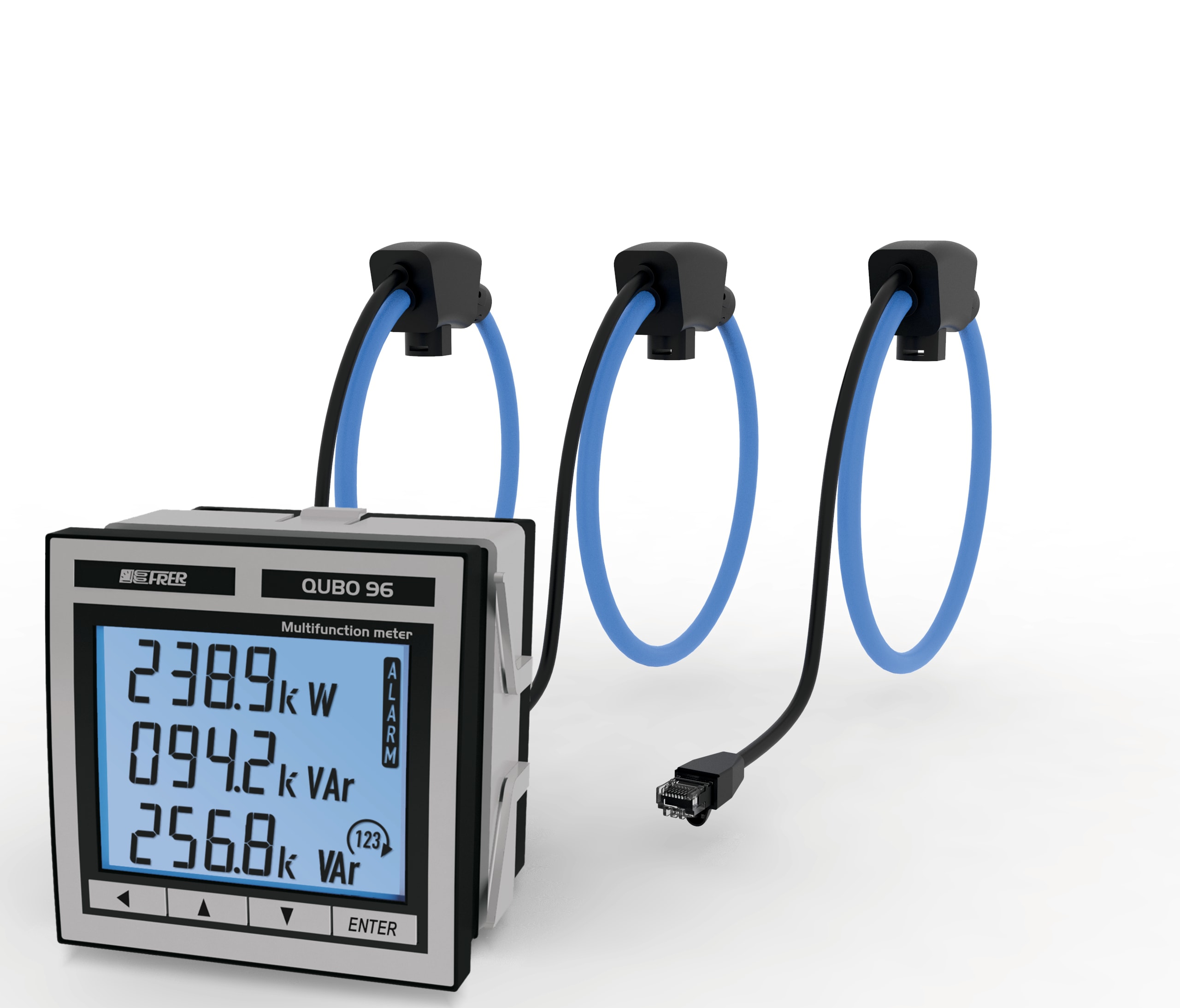 FRER SRL - FREQ96R3H150MCQHU QUBO96H 3xRog.d150 RS485+2out Aux 80 260