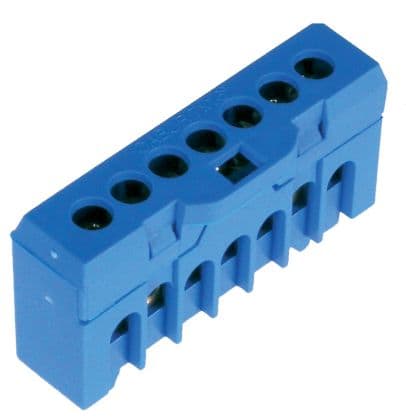 CABUR SRL CBRQBLOK7001 QBLOK.7/BLU MORS.16MM2 7F BLU V0