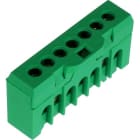 CABUR SRL CBRQBLOK7002 QBLOK.7/TE MORS.16MM2 7F VERDE V0