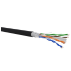QUBIX SPA QBX0502201NEBB0500 CAVO R6FT4YPE23 C6 F/UTP OUTD PVC-PE FCA