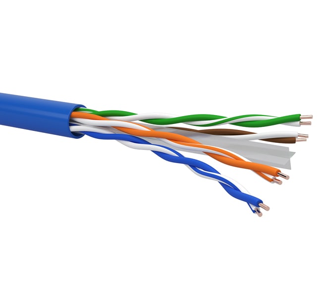 QUBIX SPA QBX0502701BLSC0305 CAVO R6UT4H24 C6 U/UTP AWG24 LSZH ECA