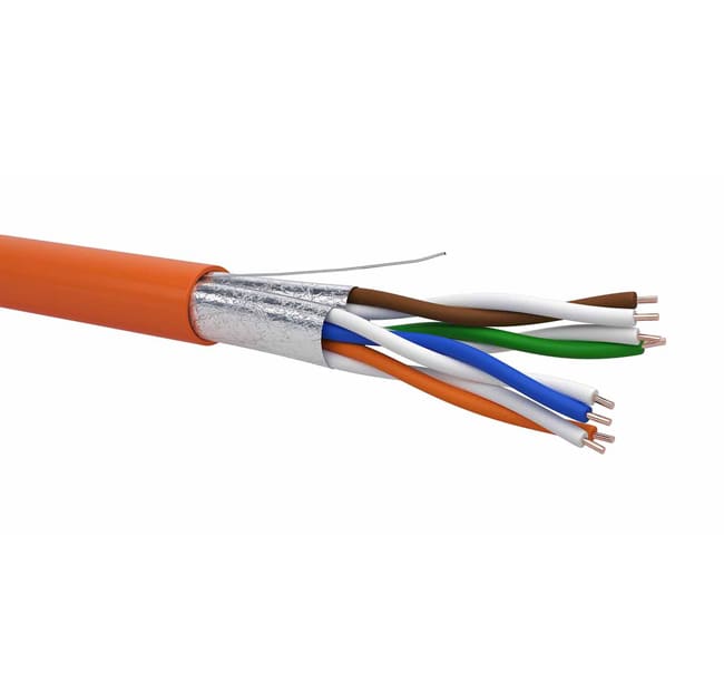 QUBIX SPA QBX05C2823ARBB0500 CAVO R6AUF4H23 C6A U/FTP AWG23 LSZH CCA