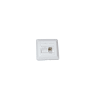 QUBIX SPA QBX2004062 PLACCA CCS 80X80 INCLINATA 2 POS RJ45 BI