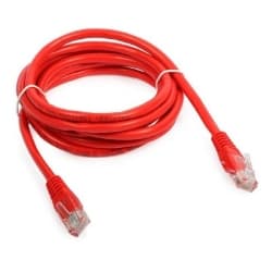 QUBIX SPA QBX2005114 PATCH CORD CCS C6 U/UTP 5MT LSZH ROSSO