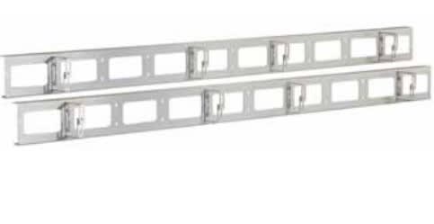 QUBIX S.R.L. NETWORK - QBX2011041 COPPIA CANALA GEST. CAVI ARM. PRO 42U GR