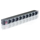 QUBIX SPA QBX2011121 BARRA ALIMENTAZIONE 1U 9P INT.LUM. NE