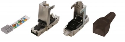 QUBIX SPA QBX2012008 SPINA PLUG EASYCRIMP RJ45 8 POLI C6 STP