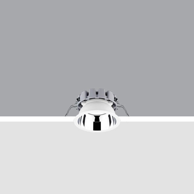 IGUZZINI ILLUMINAZI - IGZ3.QF51.701.0 EASY D105 FRAME NEUTR.CRI80 1500LM DALI