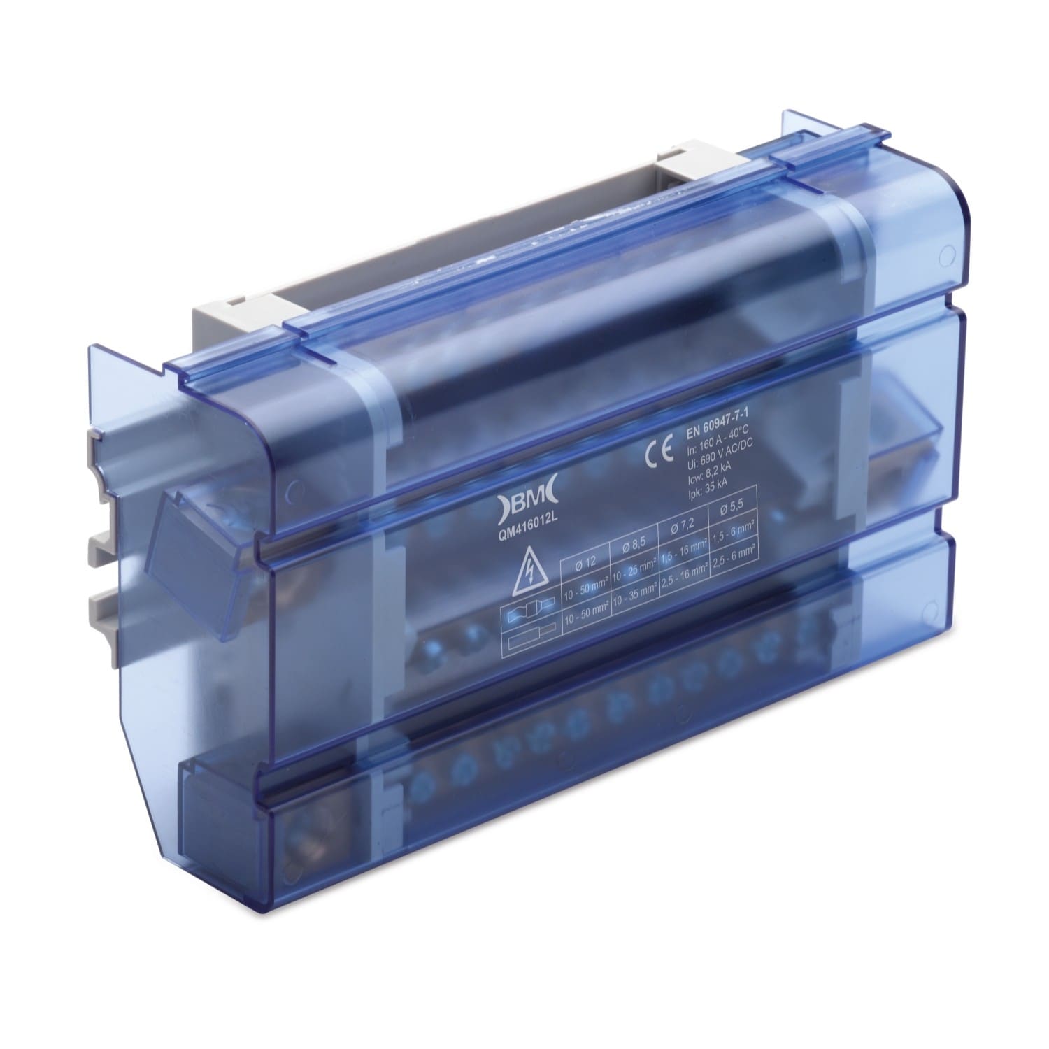 BM SPA BMMQM416012L RIPARTITORE 4P 160A 12CONNESSIONI BASSA
