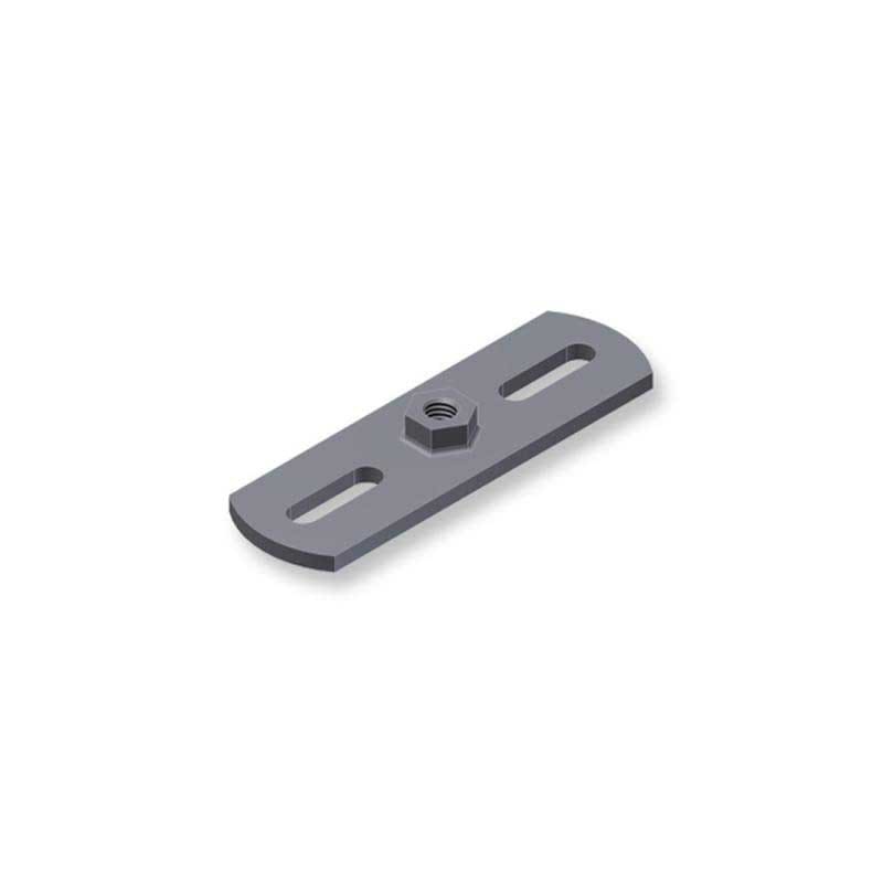 ZAMET SPA ZATR03160800 01 ZR FLANGIA RETT.X BARRA FILETTATA DIA 8