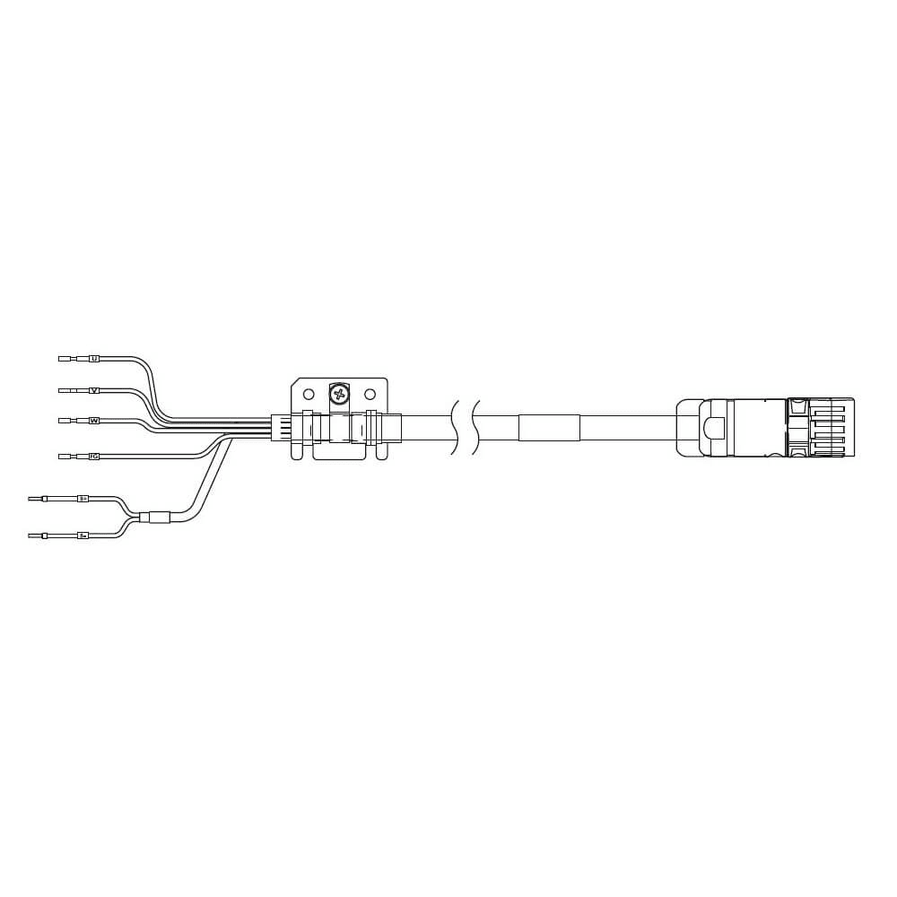 OMRON - OMRR88ACA1H010BF CAVO DI ALIMENTAZIONE SERVOMOTORE SERIE