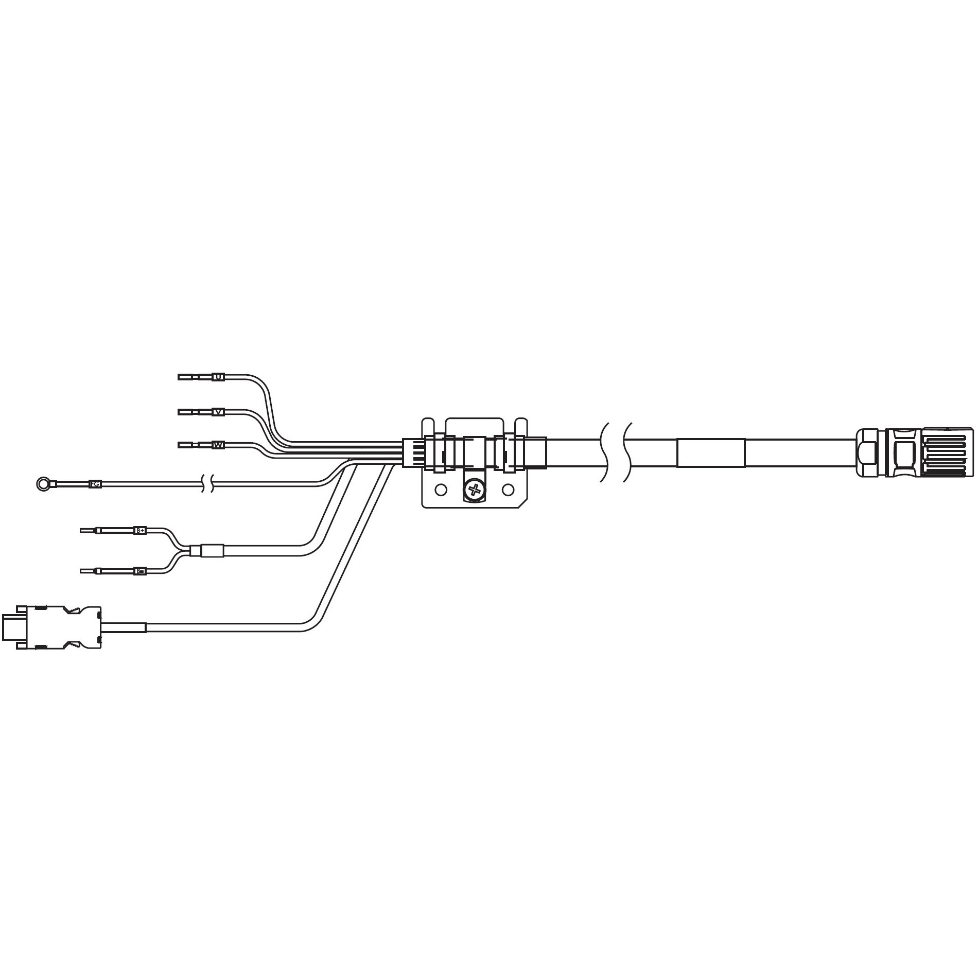 OMRON - OMRR88ACX1A005BF CAVO SERVO IBRIDO SERIE 1SA, 5 M, CON FR