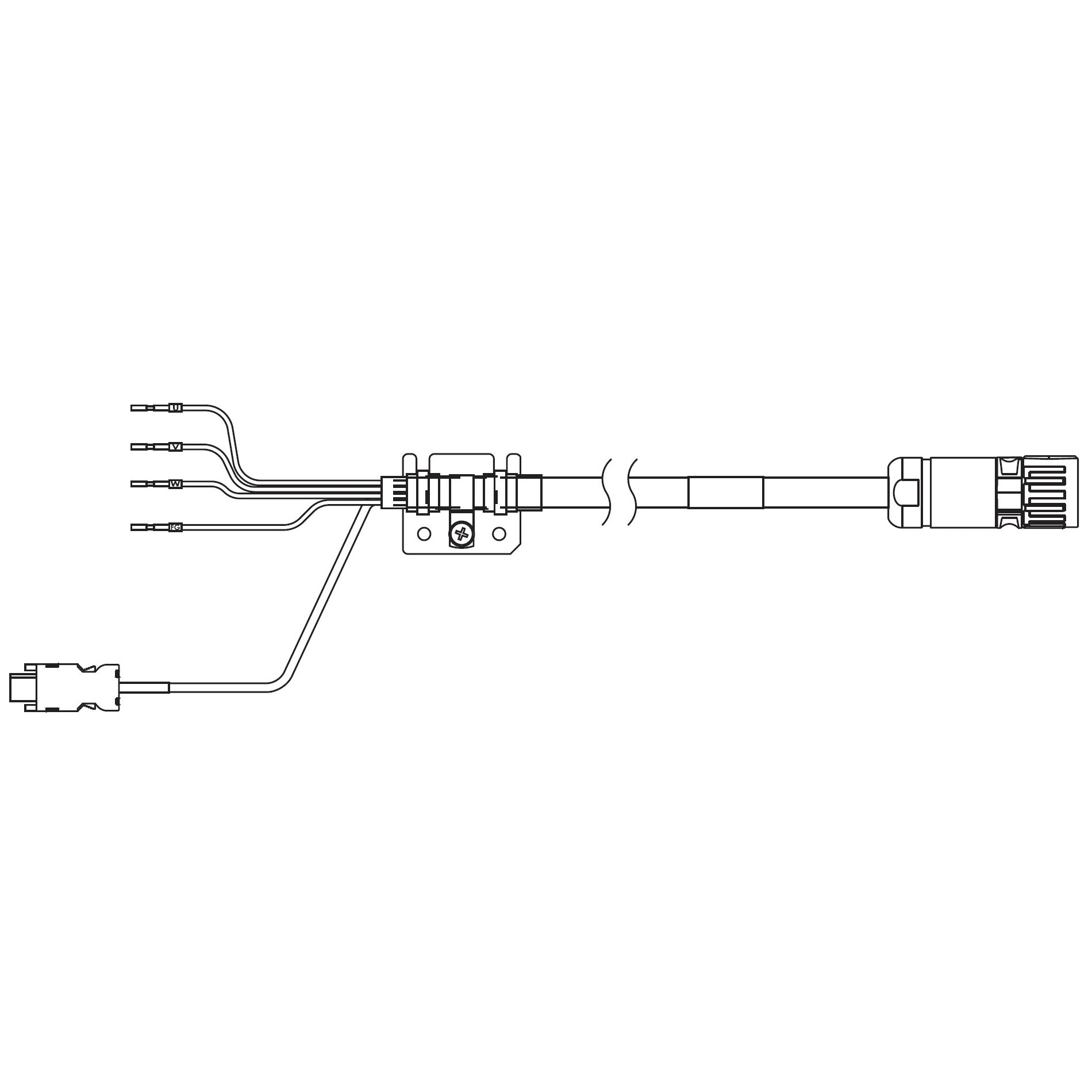 OMRON - OMRR88ACX1C015SF CAVO SERVO IBRIDO SERIE 1SA, 15 M, NON F