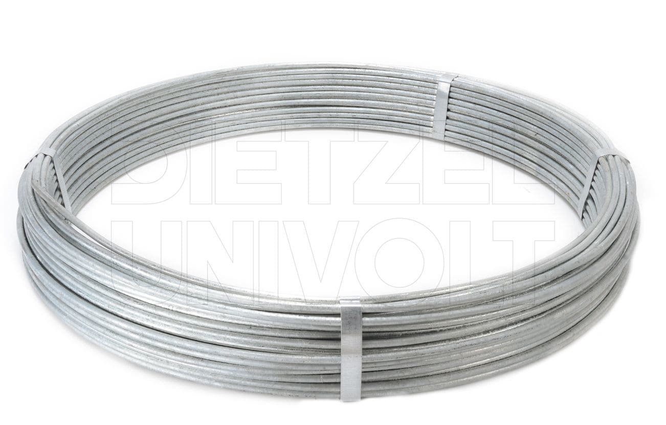 DIETZEL DIE006821 Runddraht, A 10 mm, feuerverzinkt, Ring