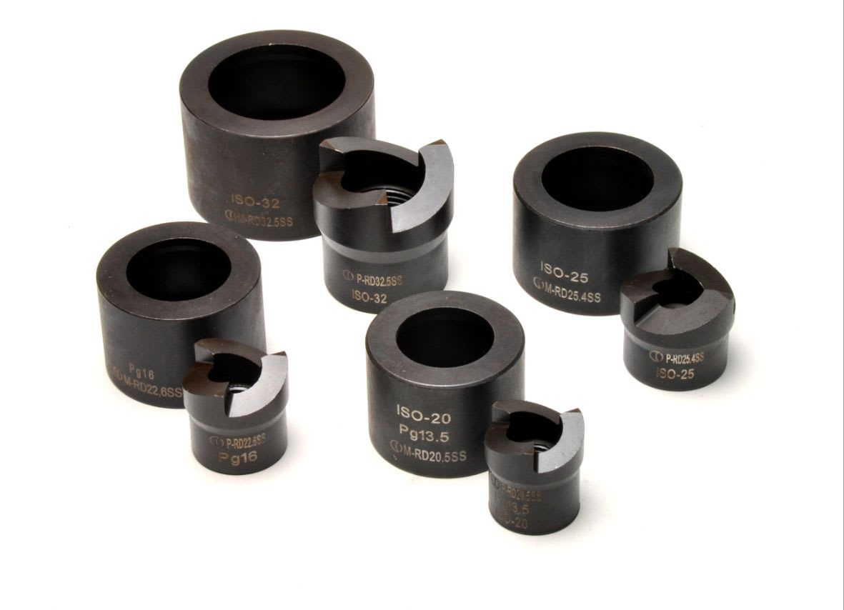 CEMBRE SPA - CEMRD90SS KIT PUNZONE + MATRICE, PER UTENSILI FORALAMIERE, PER FORO TONDO DIAMETRO 90mm