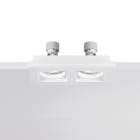 ROSSINI RSSRED002 DOWNLIGHT DOPPIO QUADRATO IN GESSO RASAT