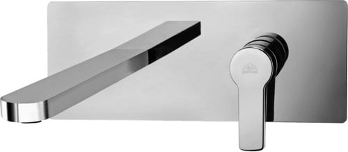 RUBINETTERIA PAFFONI - PFFRED105CR MIX INCASSO 2 FORI CON PIASTRA RETTANGOL