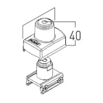 REGGIANI SPA ILLU REG0.02283.0010 POINT CLAMP SUSPENSION WH