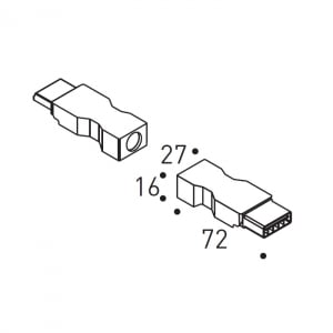 REGGIANI SPA ILLU REG0.25417.0000 CONNECTOR YORI
