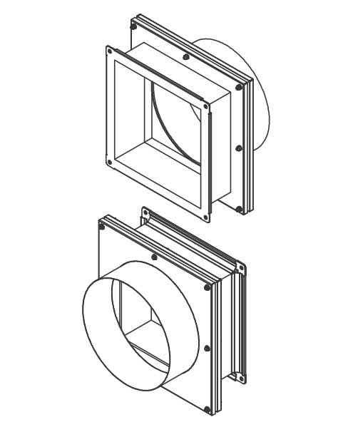 ELICENT (MAICO) ELI5TU1410 REIDUCT-QSC 200X200 ADATT.QUAD/TOND
