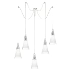 ROSSINI - RSSREN004 SOSPENSIONE E27 CRISTALLO 5X75W