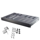 LINK4COM SRLS LK4RF1P600.9005L Ripiano fisso 19 1U 600 mm Nero