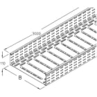 DIETZEL - DIE079803 Kabelrinne, gelocht, 400x110x3000 mm, se