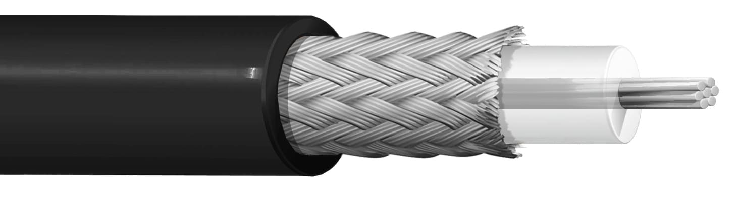 ITC INDUSTRIA TECNIC - ITCRG58CNEM100 RG MIL M - 17/28 RG 058 NERO MAT.100 ECA